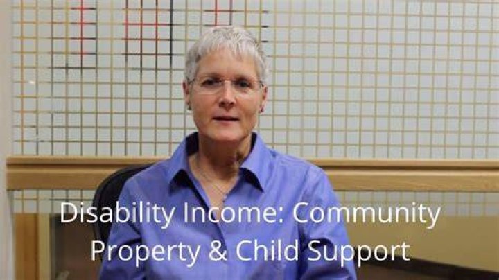 Is disability income community property?