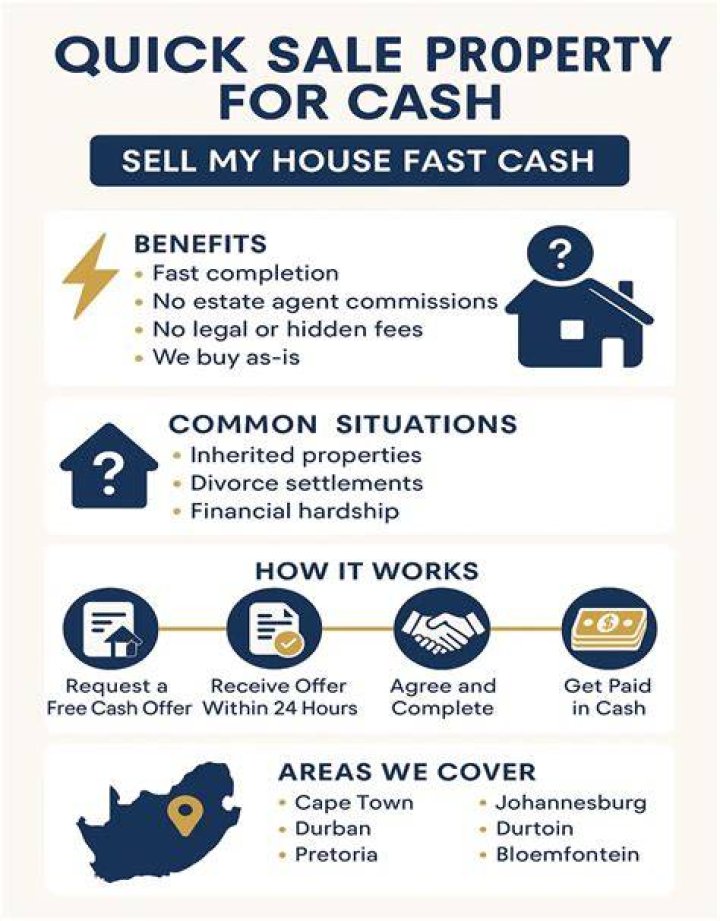 What is a cash sale property?